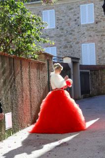 Nozze Davide e Lisa foto esterni piccolo borgo sito a Pedona Camaiore,abito sposa Le Spose Viareggio
