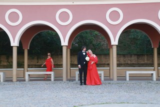 Nozze Marco e Barbara foto esterni lavatoio Stiava
