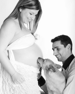 Dolce attesa maternità in famiglia